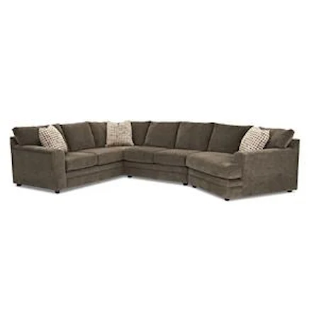 Casual Sectional Sofa Group